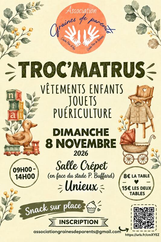 Vide grenier puériculture - troc'matrus