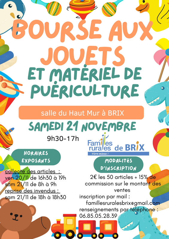 Bourse aux jouets et puériculture