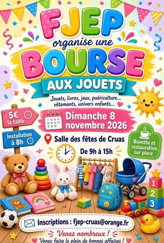 Bourse aux jouets et vide placard