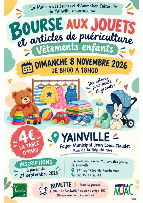 Bourse aux jouets - puériculture