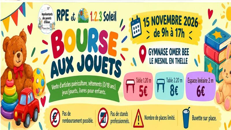 Bourse aux jouets 2026
