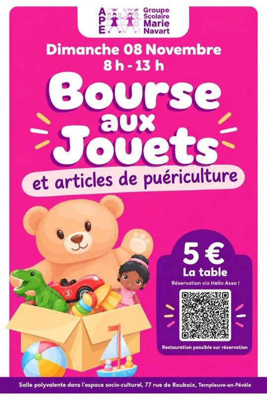 Bourse aux jouets et articles de puériculture