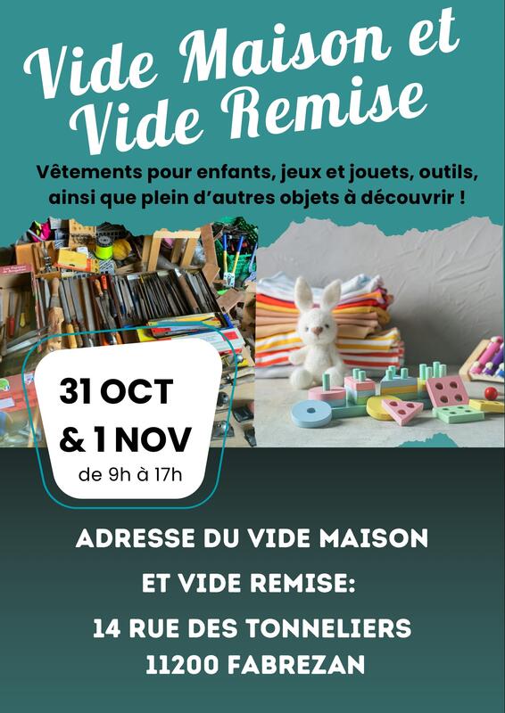 Vide remise et maison