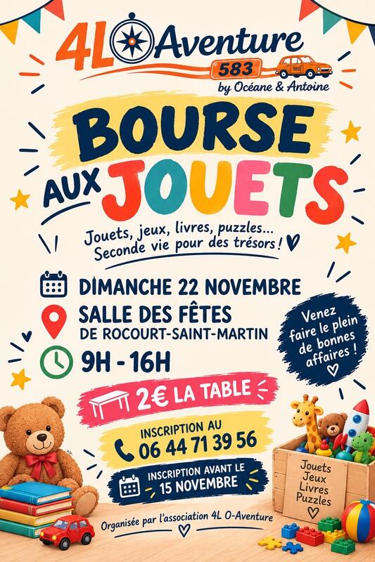 Bourse aux jouets uniquement