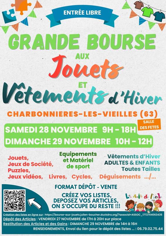 Bourse aux jouets et vêtements d’hiver