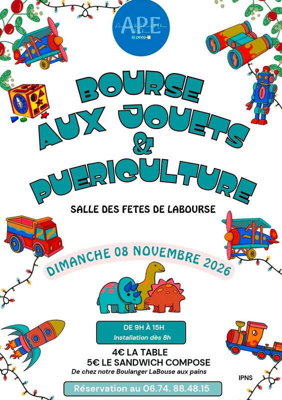 Bourse aux jouets et puériculture