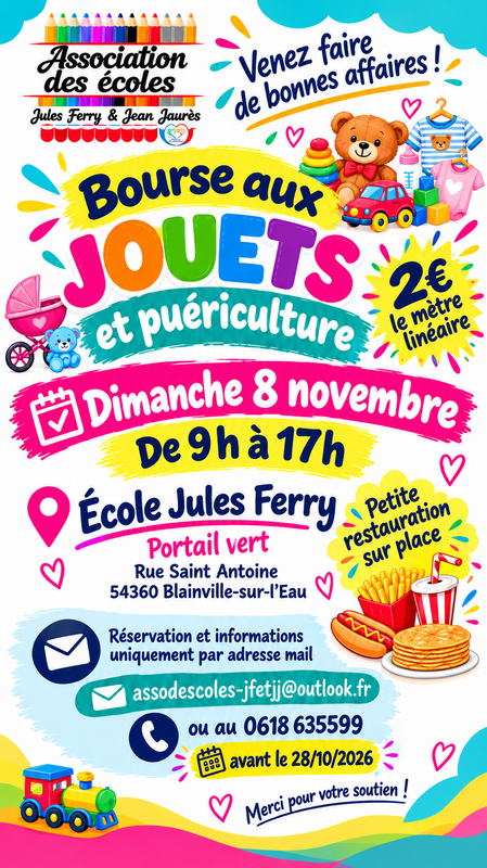 Bourse aux jouets et puériculture