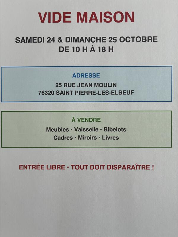Vide maison