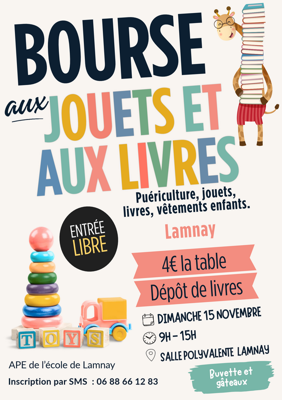 Bourse aux jouets et aux livres