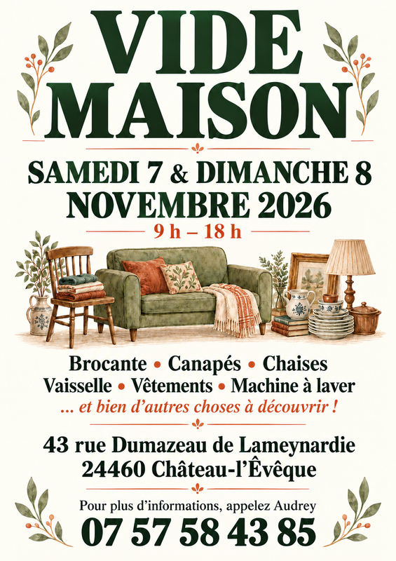 Vide maison