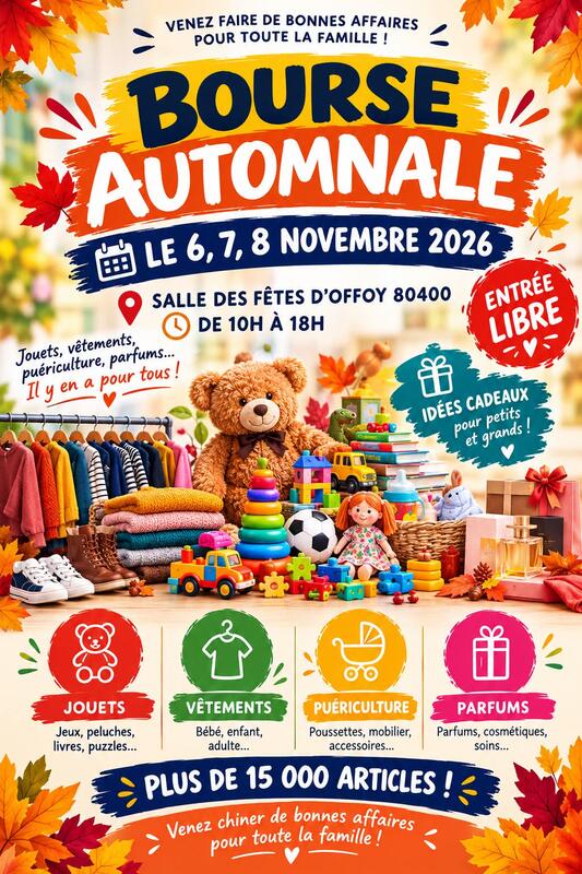 Bourse vêtements, jouets et puériculture
