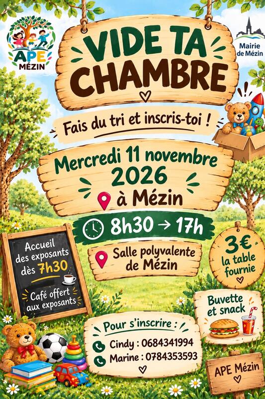 Vide ta chambre