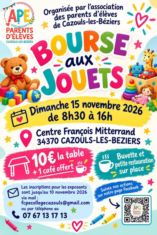Bourse aux jouets - puériculture