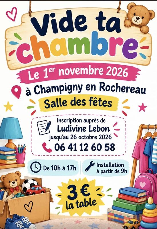 Bourse aux jouets - vide ta chambre