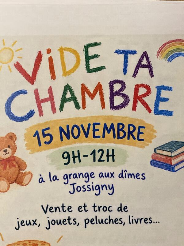 Vide ta chambre