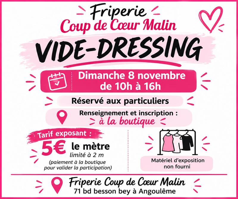 Vide-dressing angoulême