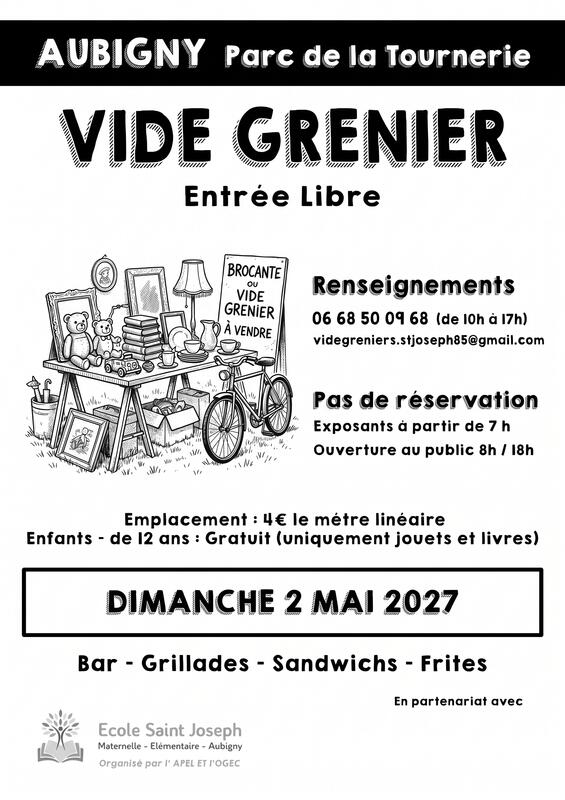 Vide grenier de l'école saint-joseph