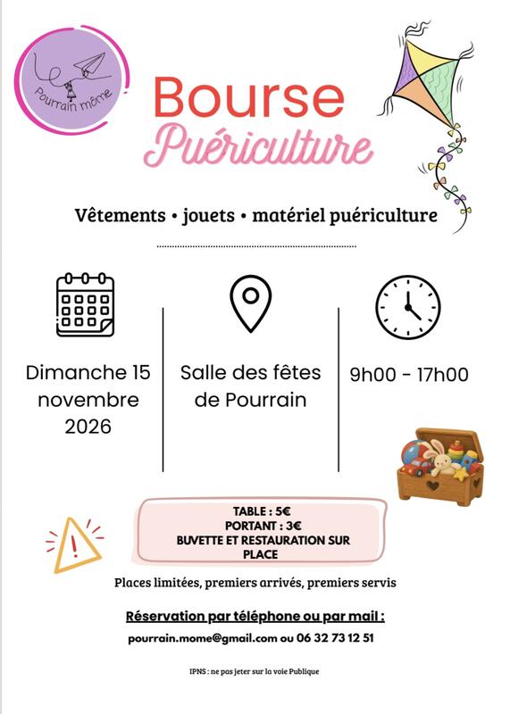 Bourse puériculture