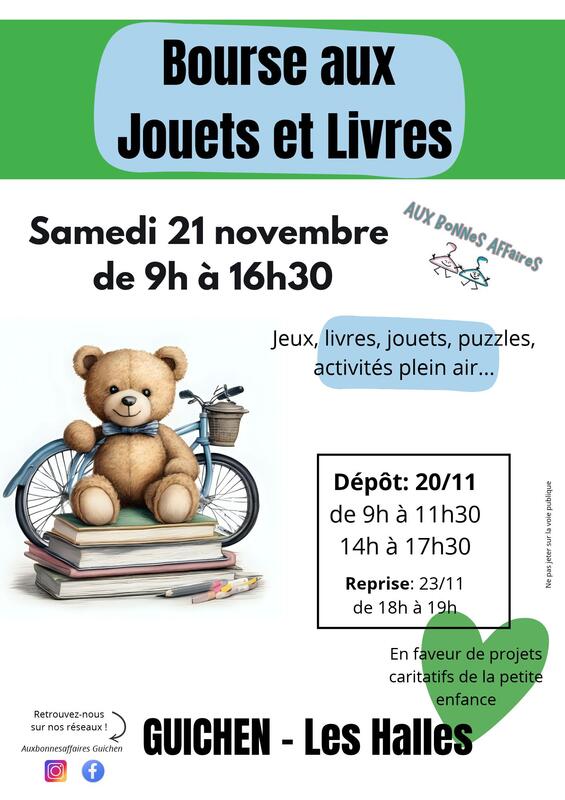 Bourse aux jouets et livres