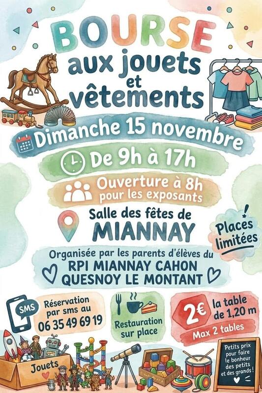 Bourse aux jouets et vêtements