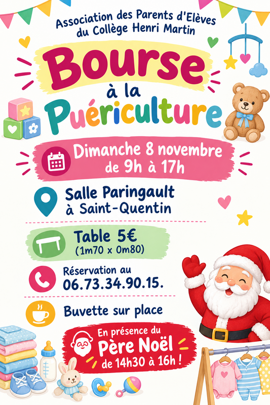 Bourse jouets et vêtements enfants