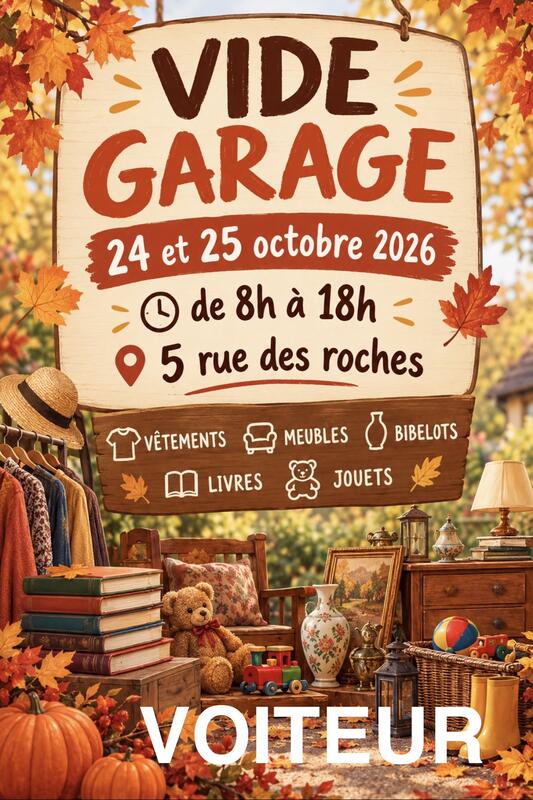 Vide garage