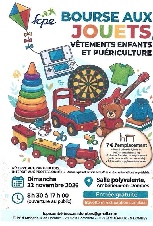 Bourse aux jouets et vêtements