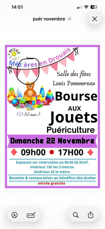 Foire aux jouets et puériculture