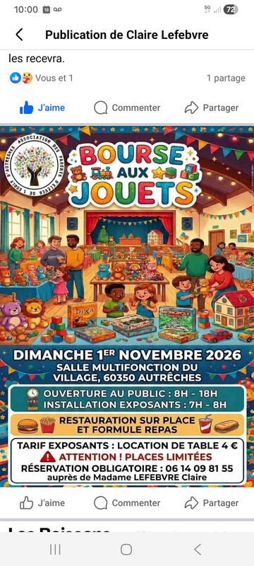 Bourse aux jouets