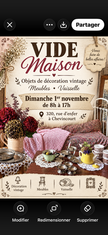 Vide maison