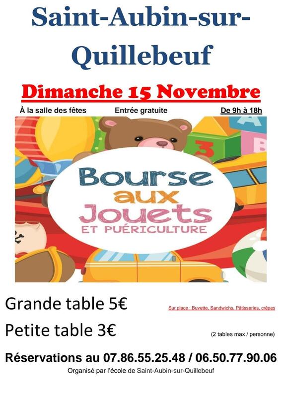 Bourse aux jouets et puériculture