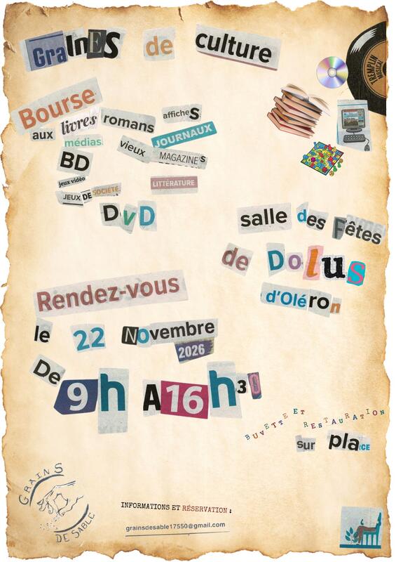 Bourse aux livres, vieux papiers, bd, cd, dvd, jeux de société