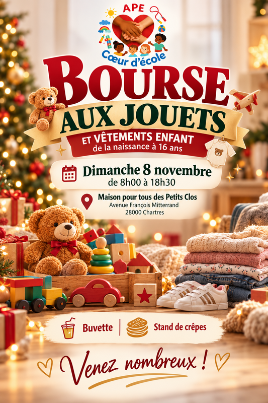 Bourse aux jouets et vêtements