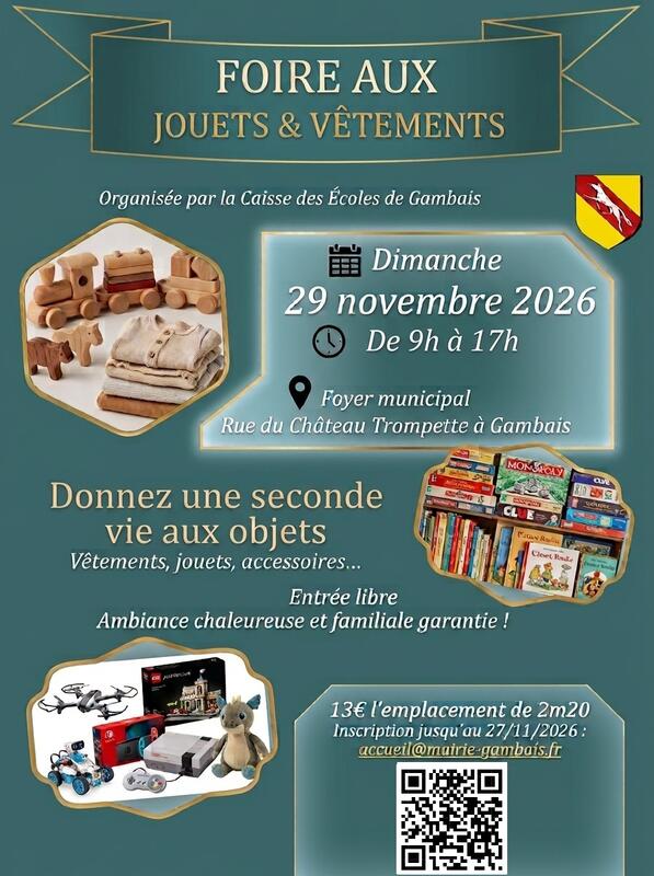 Foire aux jouets et vêtements