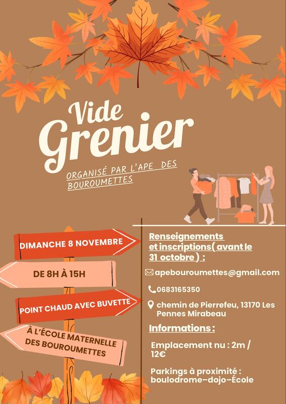 Vide grenier des bouroumettes