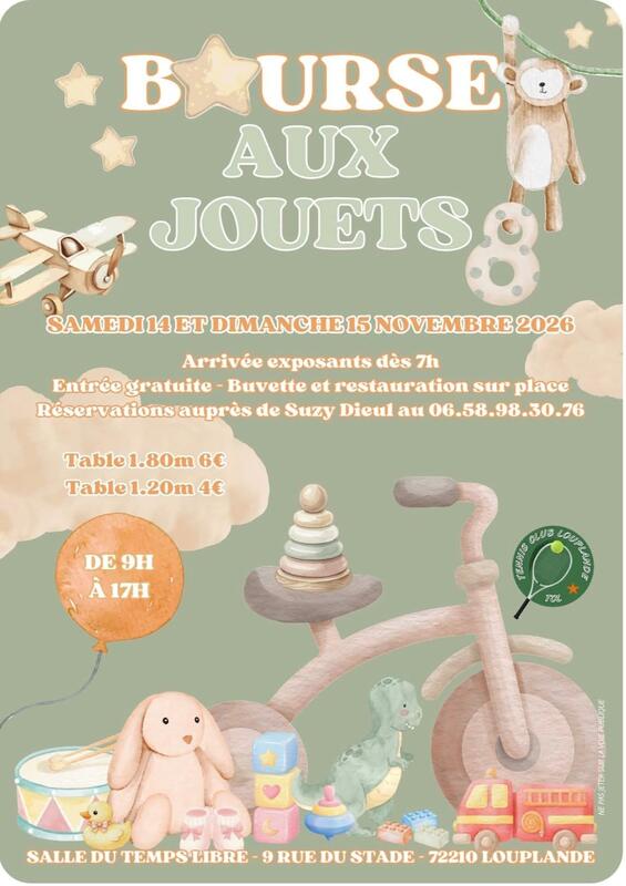 Bourses aux jouets et matériel de puériculture