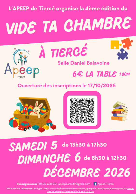 Vide ta chambre de l'apeep