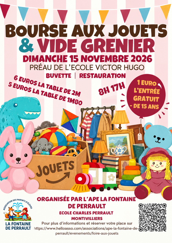 Bourse aux jouets - vide grenier