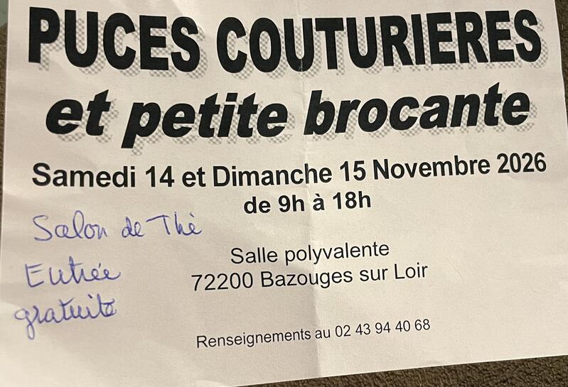Petites brocantes - puces couturières
