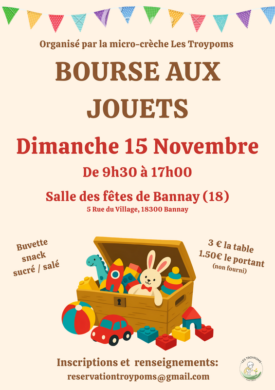 Bourse aux jouets et puériculture