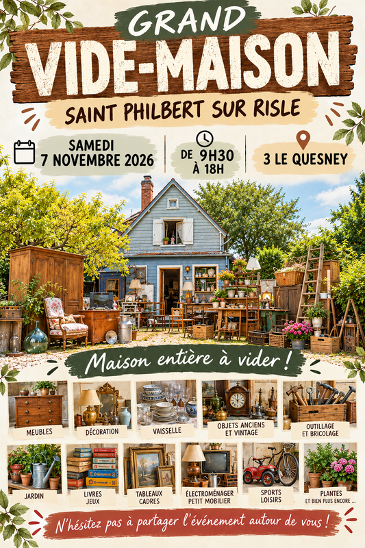 Grand vide maison