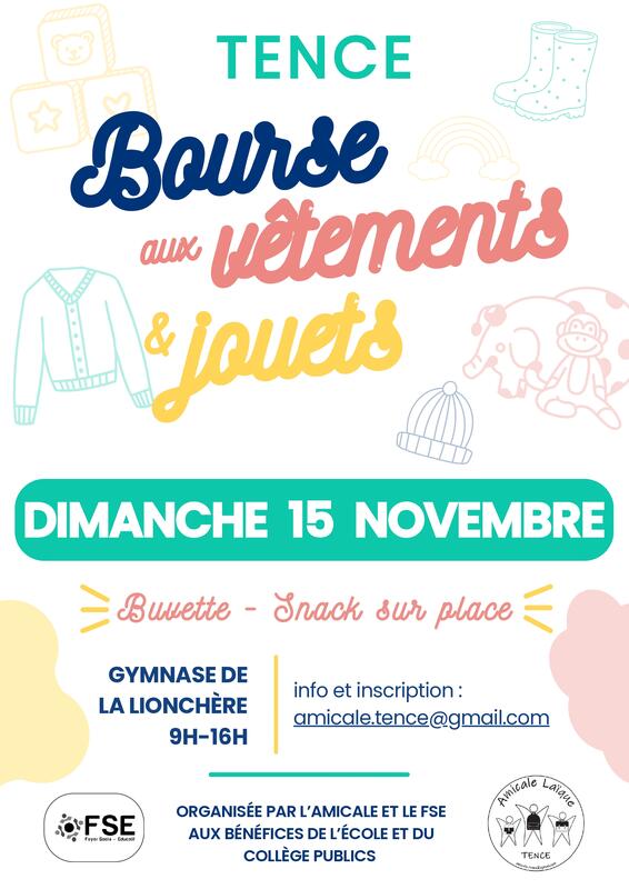 Bourse aux vêtements et aux jouets