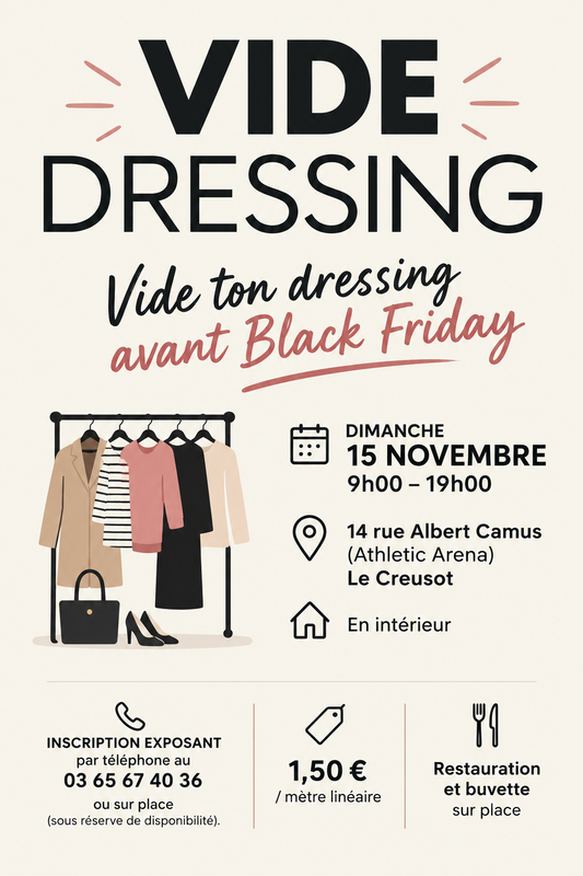 Vide dressing de l'athletic arena