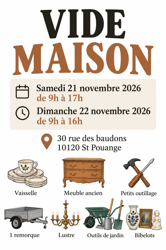 Vide maison