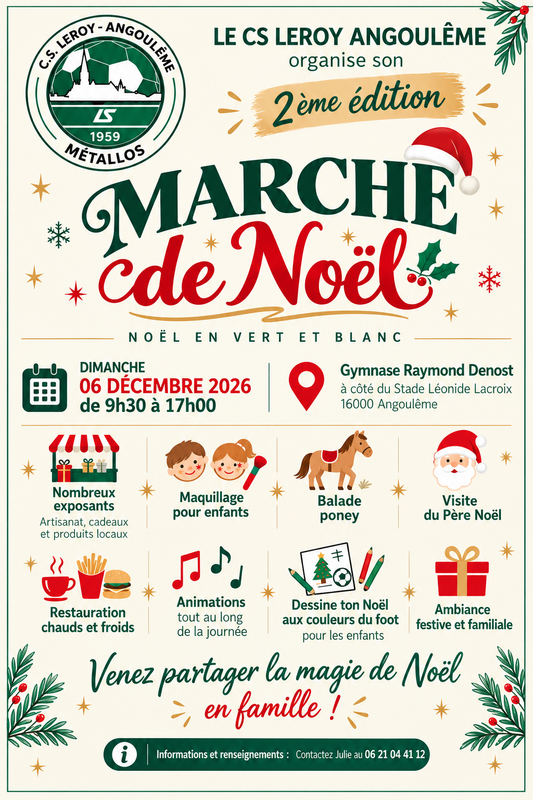 Marché de noël des métallos – cs leroy angoulême