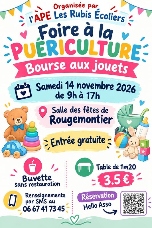 Foire puériculture et bourse aux jouets