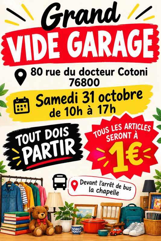 Vide garage