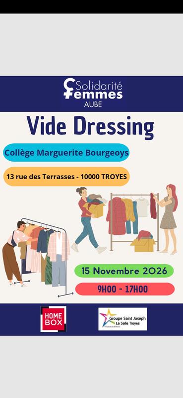 Vide-dressing solidarité femmes aube