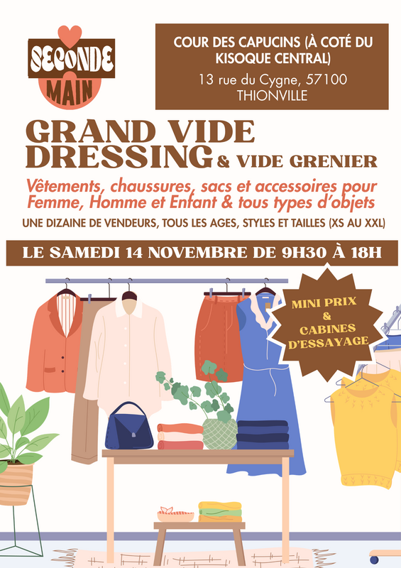 Vide dressing et vide grenier