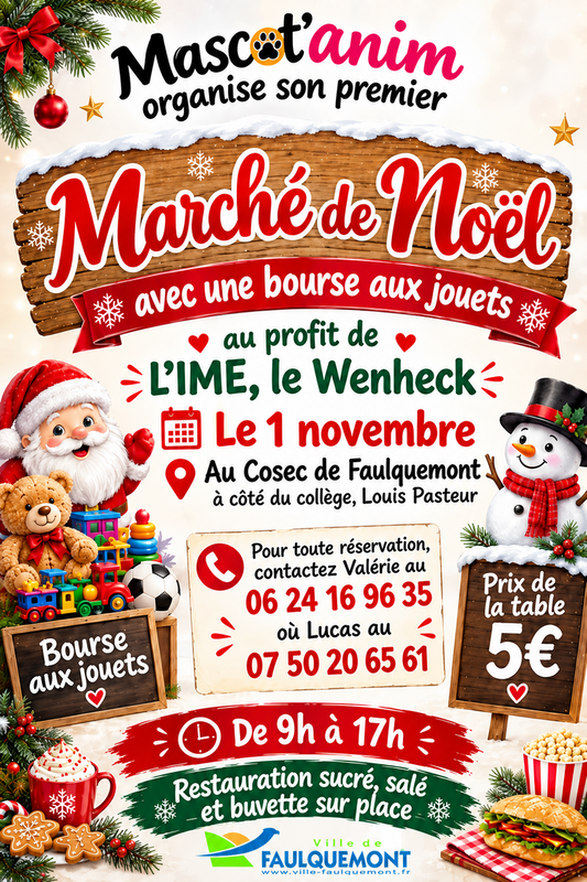 Marché de noël - bourse aux jouets